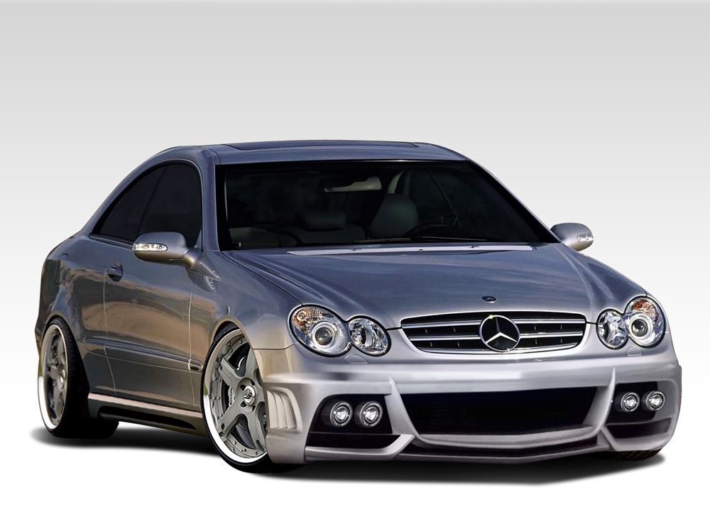 2003-2009 Mercedes CLK W209 Duraflex W-1 Body Kit - 4 Piece - Includes W-1 Front