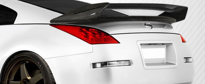 2003-2008 Nissan 350Z Z33 2DR Coupe Carbon Creations N-2 Wing Trunk Lid Spoiler