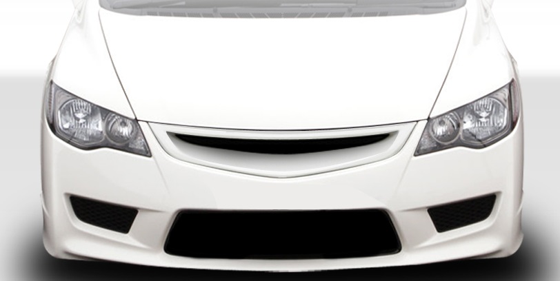 2006-2011 Honda Civic 4DR Duraflex JDM Type JS Type R Conversion Grille - 1 Piec
