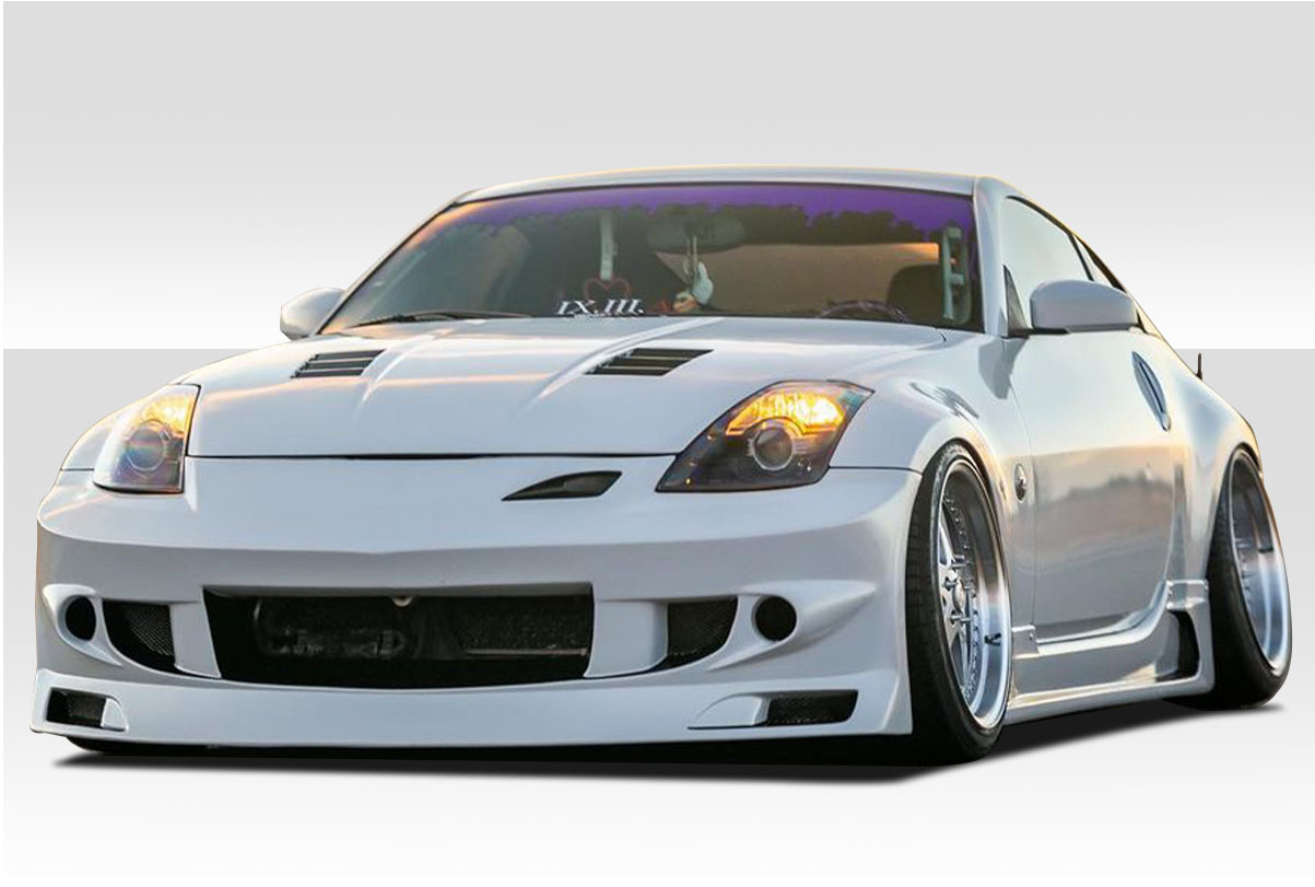 2003-2008 Nissan 350Z Z33 Duraflex J-Spec Body Kit - 4 Piece - Includes J-Spec F