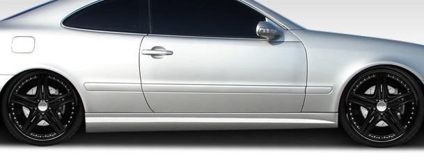 1998-2002 Mercedes CLK W208 Duraflex C63 Look Side Skirts Rocker Panels - 2 Piec