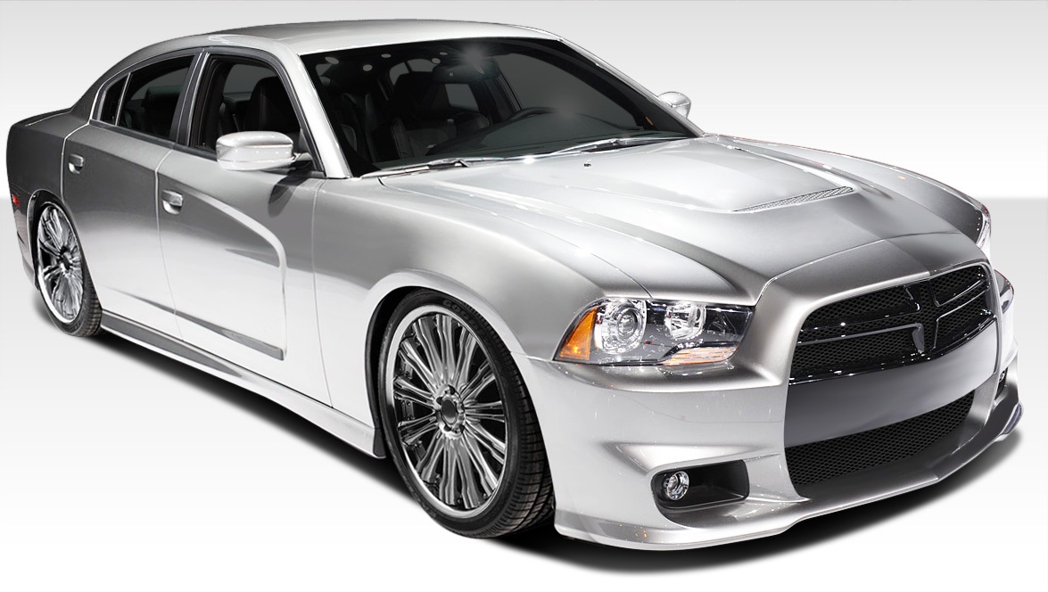 2011-2014 Dodge Charger Duraflex SRT Look Body Kit - 6 Piece - Includes SRT Look