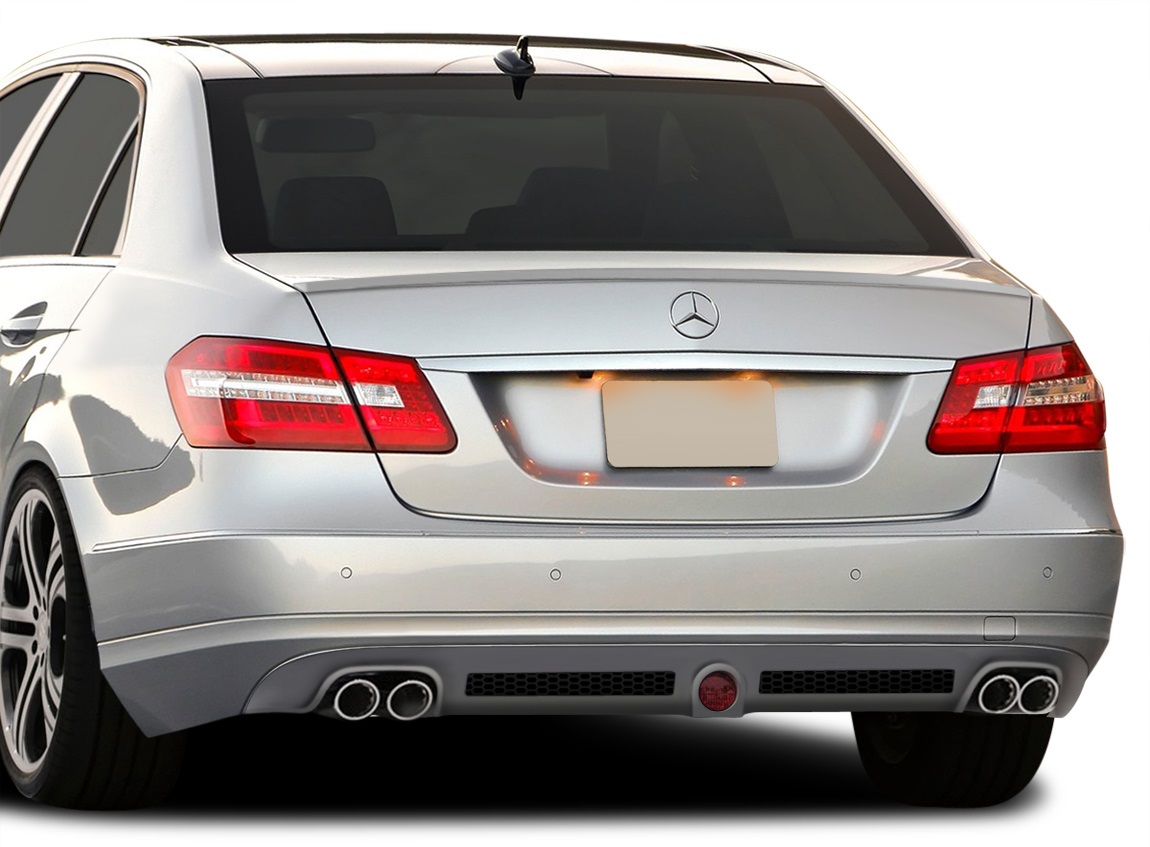 2010-2013 Mercedes E Class W212 Urethane AF-1 Rear Add-On Spoiler (base model) (