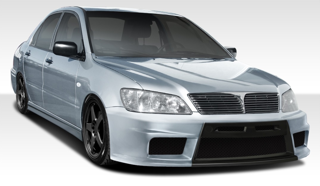 2002-2003 Mitsubishi Lancer Duraflex Evo X Look Body Kit - 4 Piece - Includes Ev