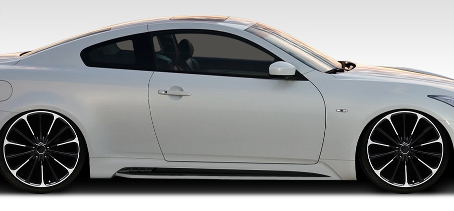 2008-2015 Infiniti G Coupe G37 Q60 Duraflex Elite Side Skirts Rocker Panels - 2