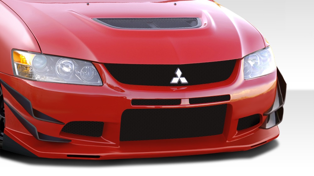 2003-2006 Mitsubishi Lancer Evolution 8 9 Duraflex VT-X V2 Front Bumper Cover -
