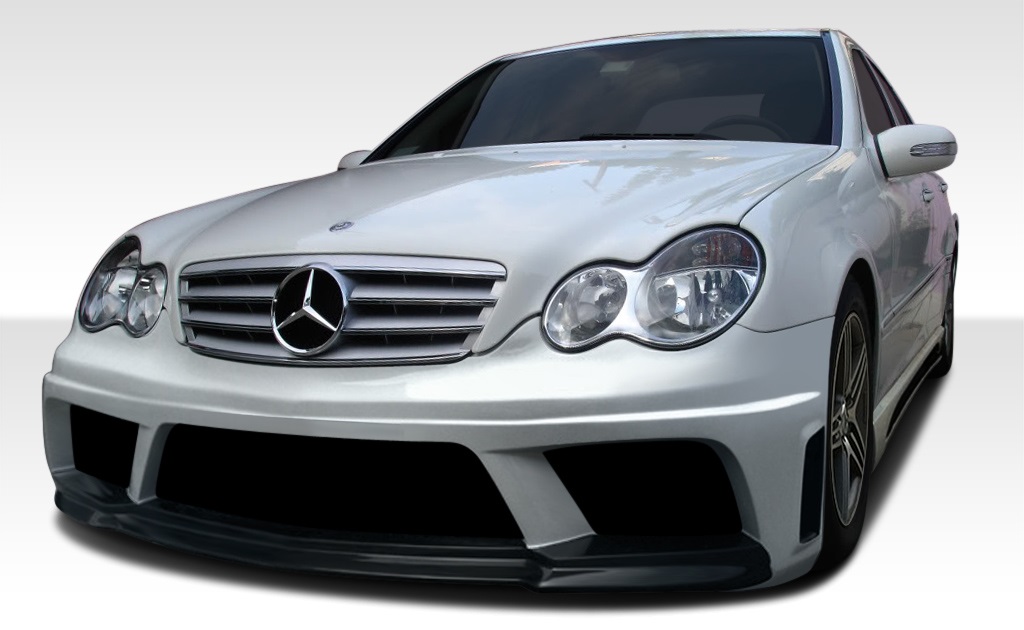 2001-2007 Mercedes C Class W203 Duraflex AMG V2 Look Body Kit - 4 Piece - Includ