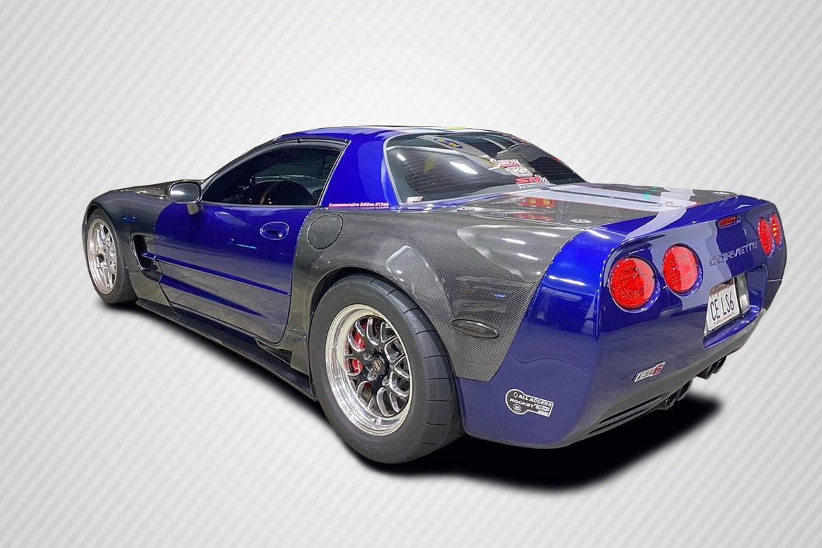 1997-2004 Chevrolet Corvette C5 Convertible Z06 Carbon Creations ZR Edition Rear