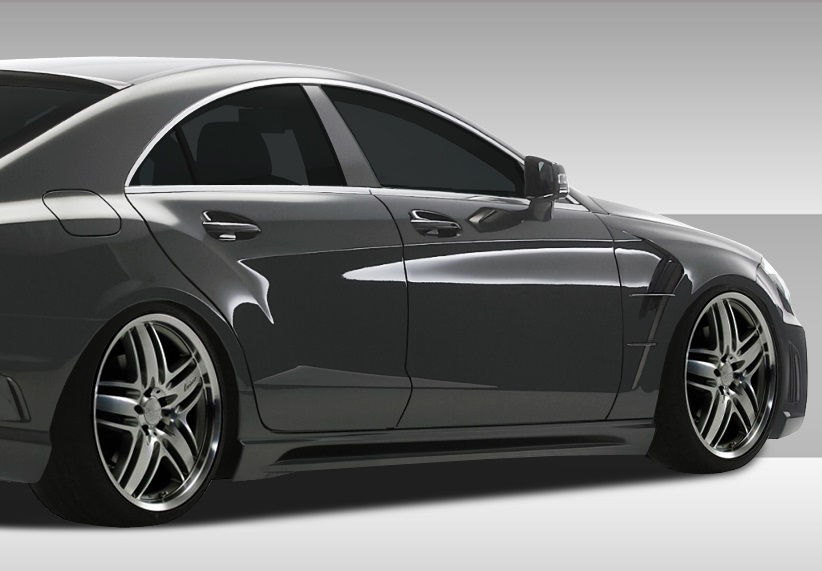 2012-2015 Mercedes CLS Class C218 W218 Eros Version 1 Side Skirts Rocker Panels