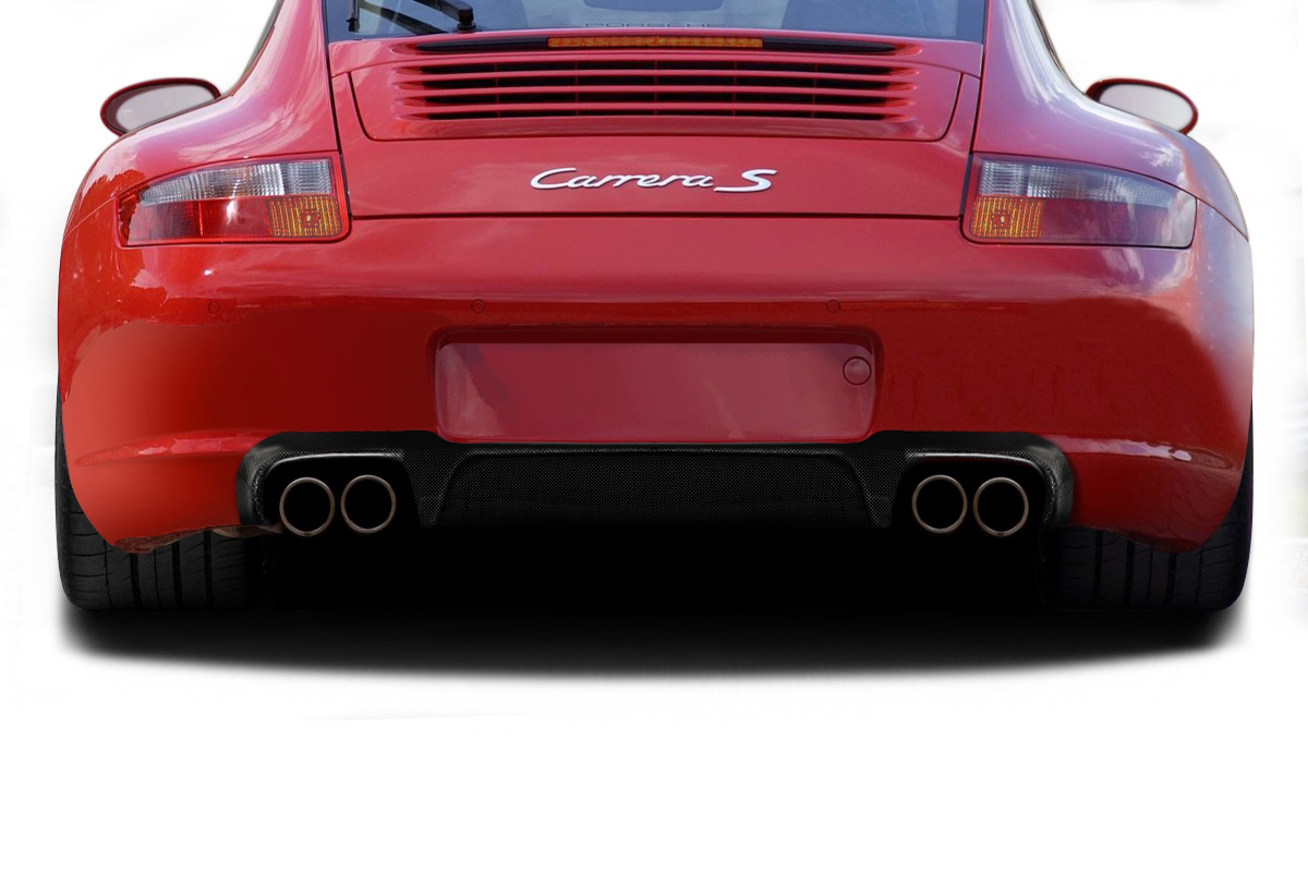 2005-2008 Porsche 911 Carrera 997 Carrera Carbon AF-1 Rear Diffuser ( CFP ) - 1