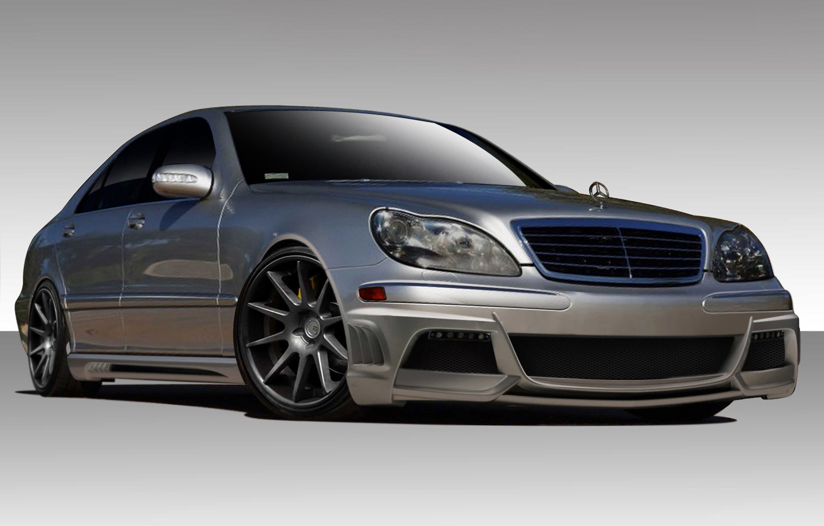 2003-2006 Mercedes S Class W220 Duraflex W-3 Body Kit - 4 Piece - Includes W-3 F