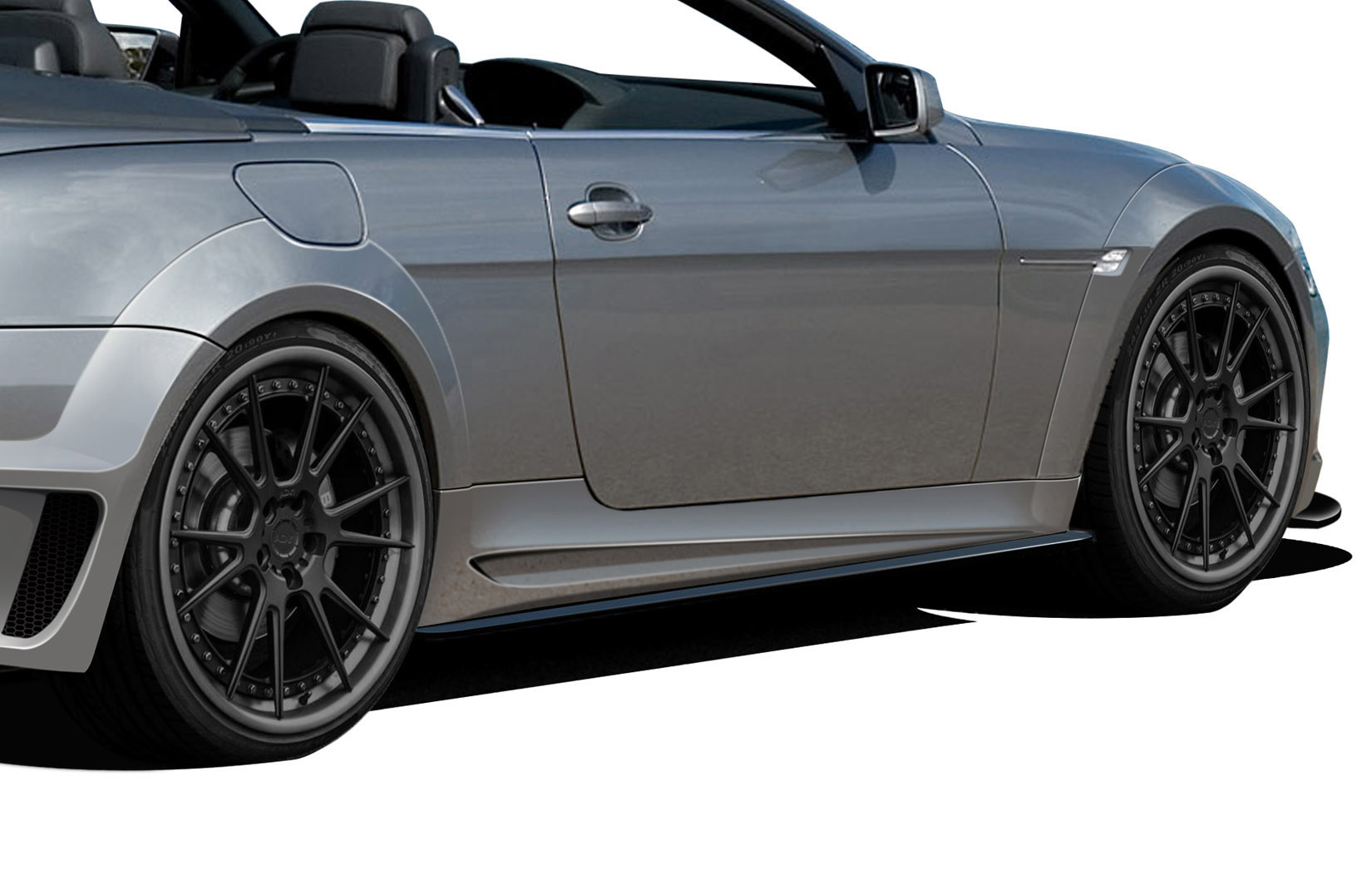 2004-2010 BMW 6 Series E63 E64 2DR Convertible AF-2 Wide Body Side Skirts Rocker