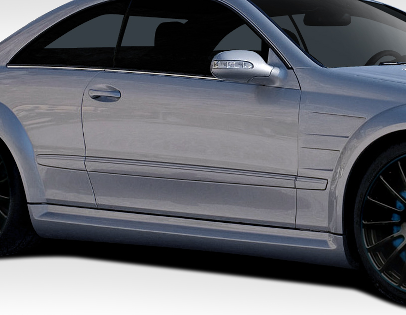 2003-2009 Mercedes CLK W209 Duraflex Black Series Look Wide Body Side Skirt Rock