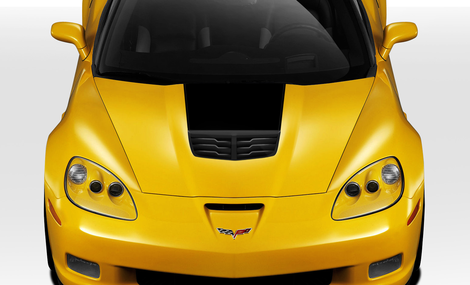 2005-2013 Chevrolet Corvette C6 Duraflex C7 Stingray Style  Z Hood - 1 Piece