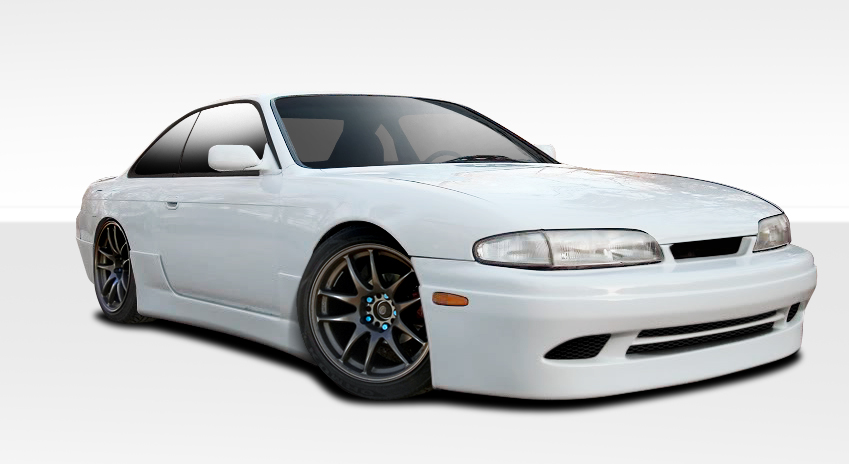 1995-1996 Nissan 240SX S14 Duraflex Supercool Body Kit - 4 Piece - Includes Supe