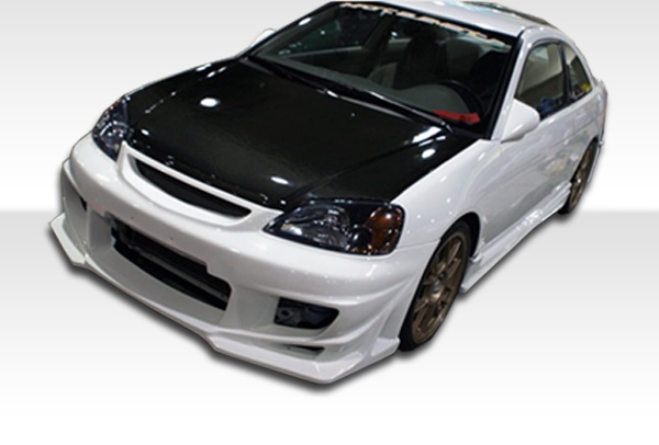 2001-2003 Honda Civic 2DR Duraflex Bomber Body Kit - 4 Piece - Includes Bomber F