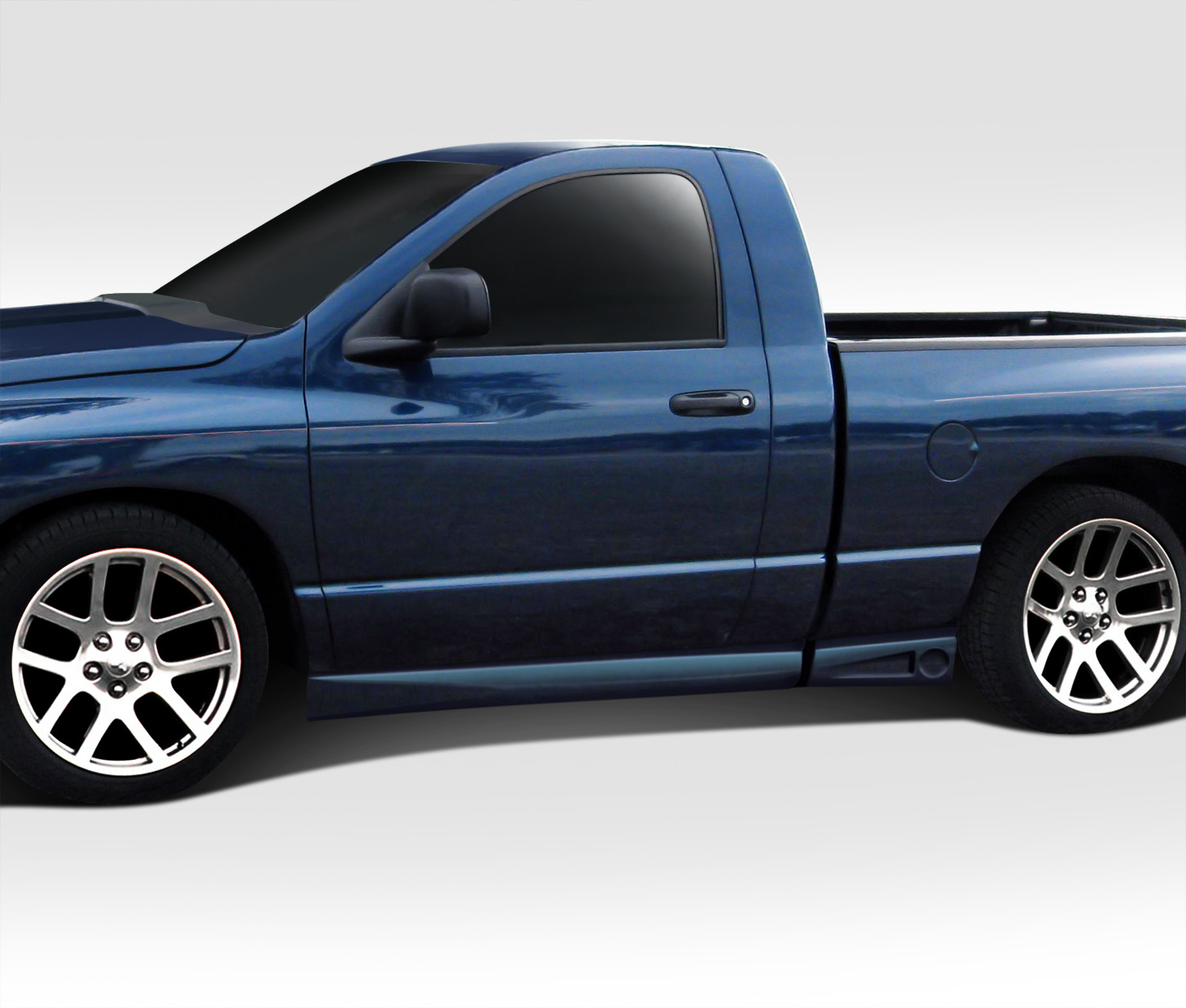 2002-2008 Dodge Ram Standard Cab Duraflex BT-1 Side Skirt Rocker Panels - 4 Piec