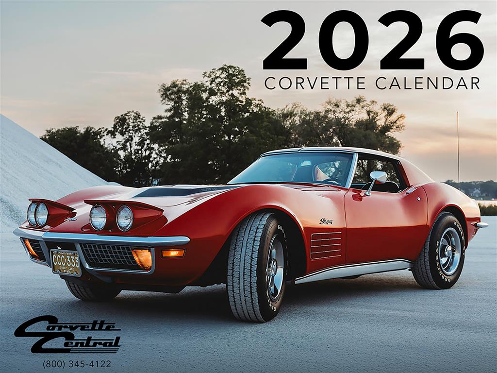 For 2026 Corvette Central's 12-Month Calendar - clone