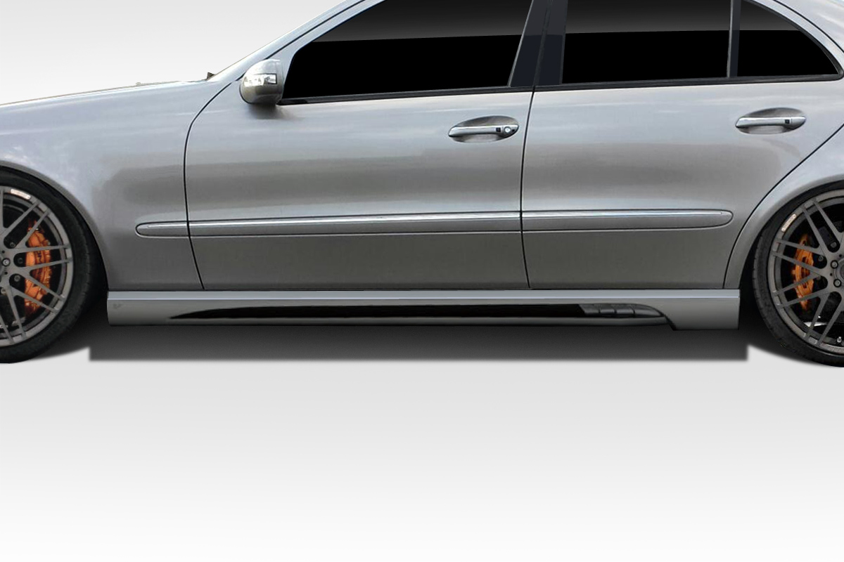 2003-2009 Mercedes E Class W211 4DR Duraflex W-1 Side Skirt Rocker Panels - 2 Pi