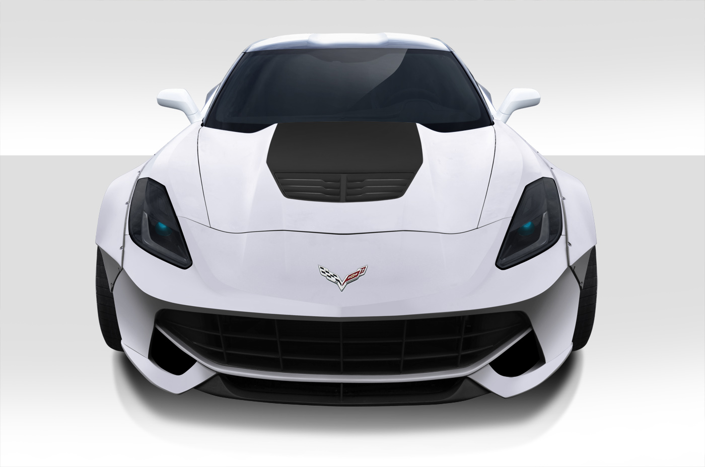 2014-2019 Corvette C7 Duraflex Gran Veloce Front Bumper - 1 Piece