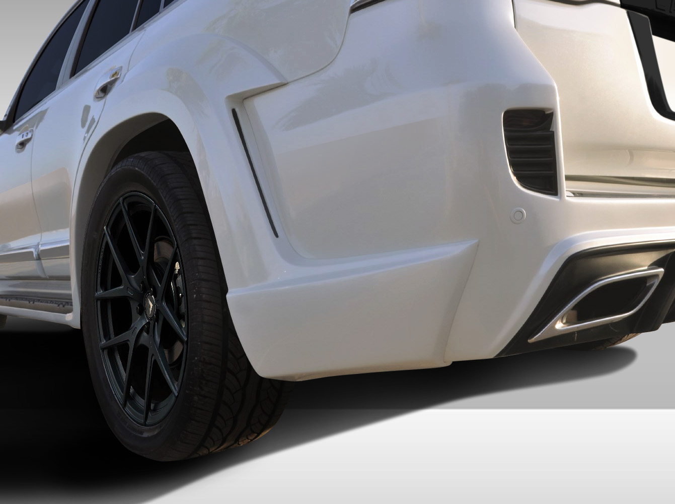 2013-2015 Toyota Land Cruiser Eros Version 1 Wide Body Rear Fender Flares - 4 Pi