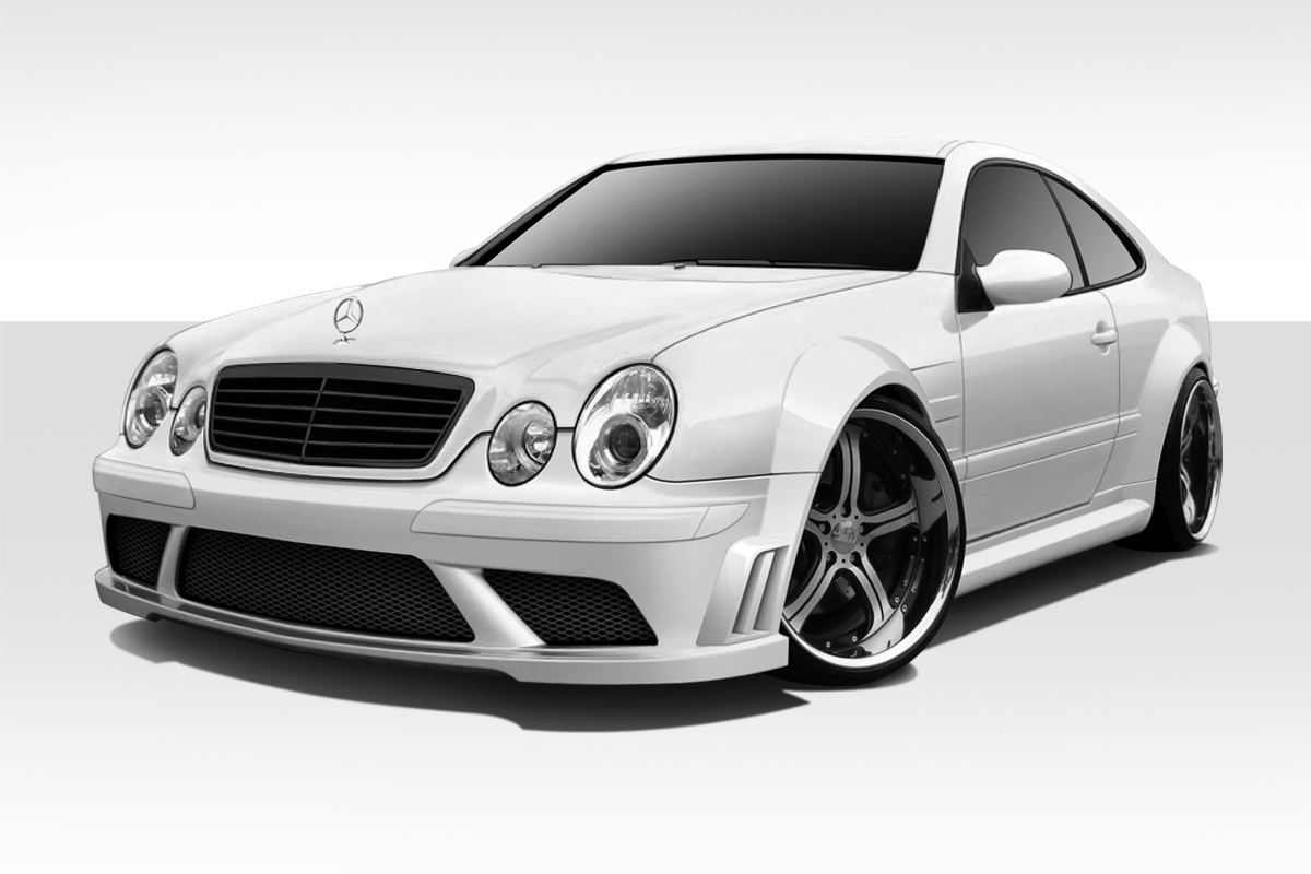 1998-2002 Mercedes CLK W208 Duraflex Black Series Look Wide Body Kit - 8 Piece -