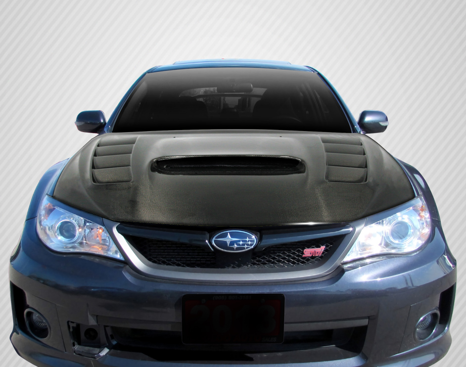 2008-2011 Subaru Impreza 2008-2014 WRX STI Carbon Creations DriTech VR-S Hood -