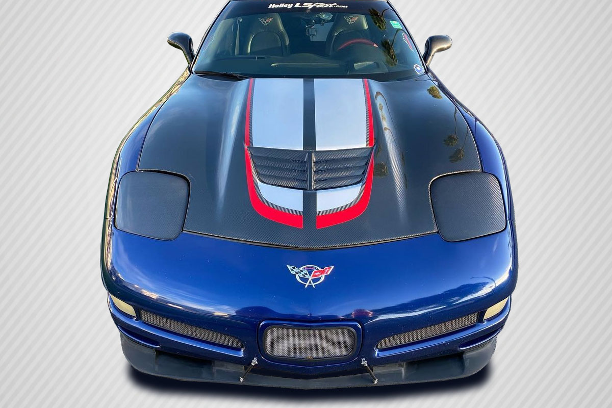 1997-2004 Chevrolet Corvette C5 Carbon Creations DriTech Stingray Z Hood- 1 Piec