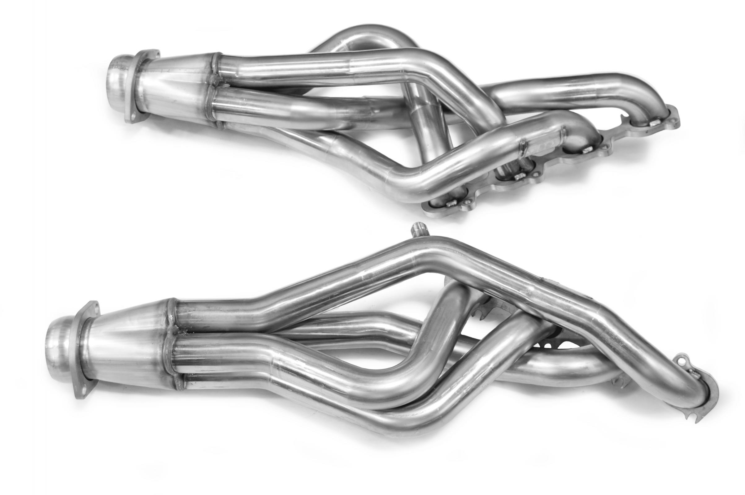 Stainless Steel Headers 1.875 x 3" Collector Long Tube Incl. 1 Pr. 12" O2 Extension Harness