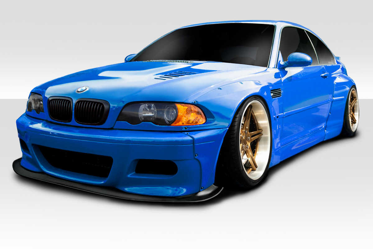 2001-2006 BMW M3 E46 Duraflex Circuit Wide Body Kit - 8 Piece - Includes Circuit