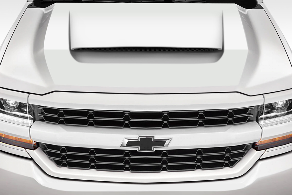 2016-2018 Chevrolet Silverado Duraflex GMX Hood - 1 Piece