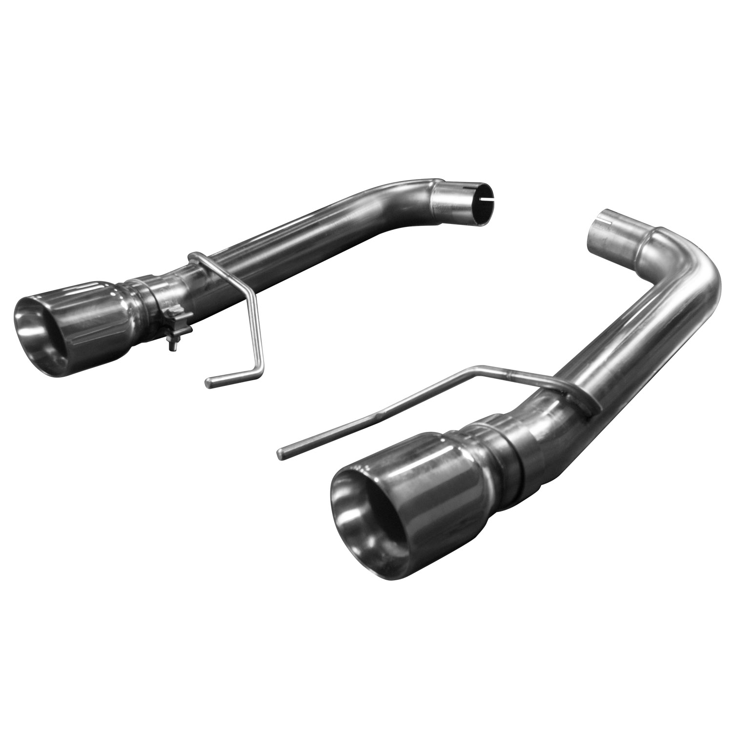 Axle Back Exhaust System 3" 15-Pres Mustang 5.0L 4V OEM Inlet And Outlet Slash Cut Tips