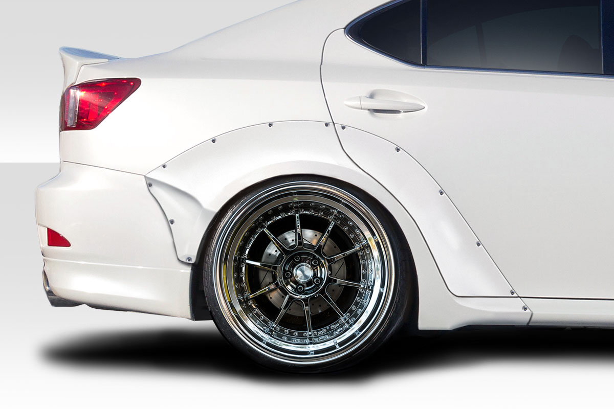 2006-2013 Lexus IS Series IS250 IS350 Duraflex MSR 40mm Rear Fender Flares - 4 P