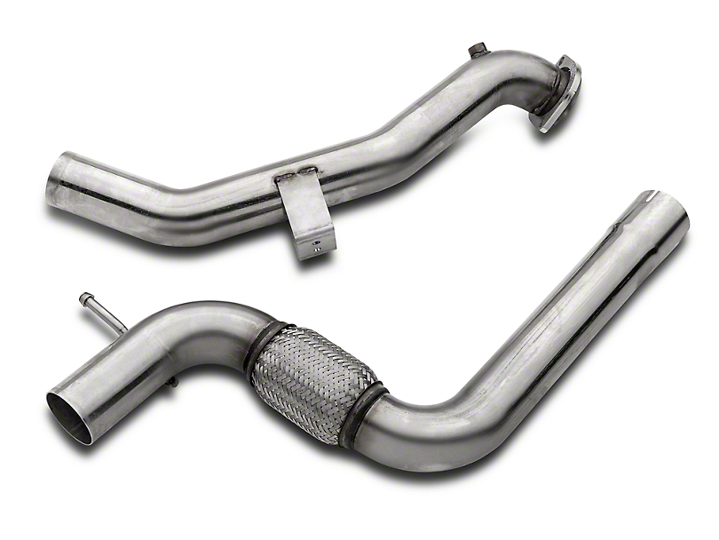 Off Road OE Downpipe 3 x 2.250" Stainless Steel Connects To Factory Exhaust Or Kooks OEM Cat Back Exhaust