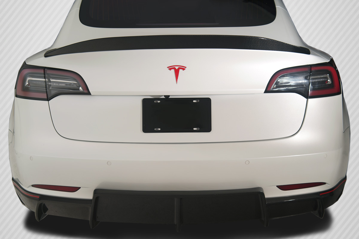 2017-2023 Tesla Model 3 Carbon Creations GT Concept Rear Wing Spoiler - 1 Piece 2017-2023 Tesla Model 3 Carbon Creations GT Concept Rear Wing Spoiler - 1 Piece