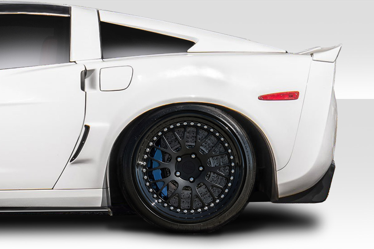 2005-2013 Chevrolet Corvette C6 Duraflex ZR2 Rear Fenders - 2 Piece