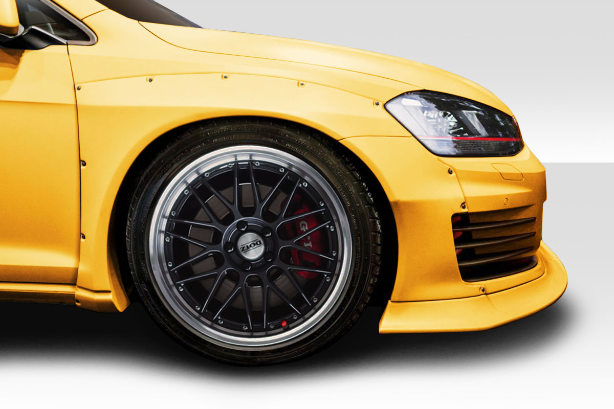 2015-2021 Volkswagen Golf / GTI Duraflex TKO RBS 45mm Front Fender Flares - 4 Pi