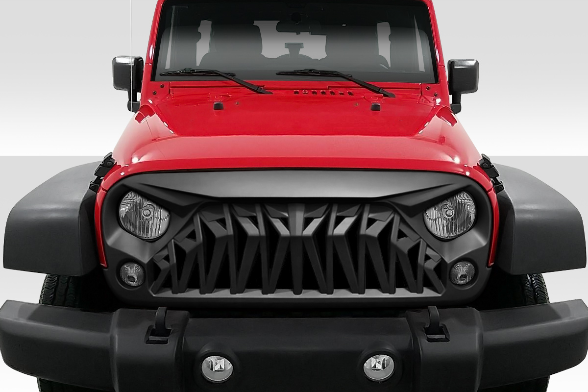 2007-2018 Jeep Wrangler JK Duraflex Monster Grille - 1 Piece