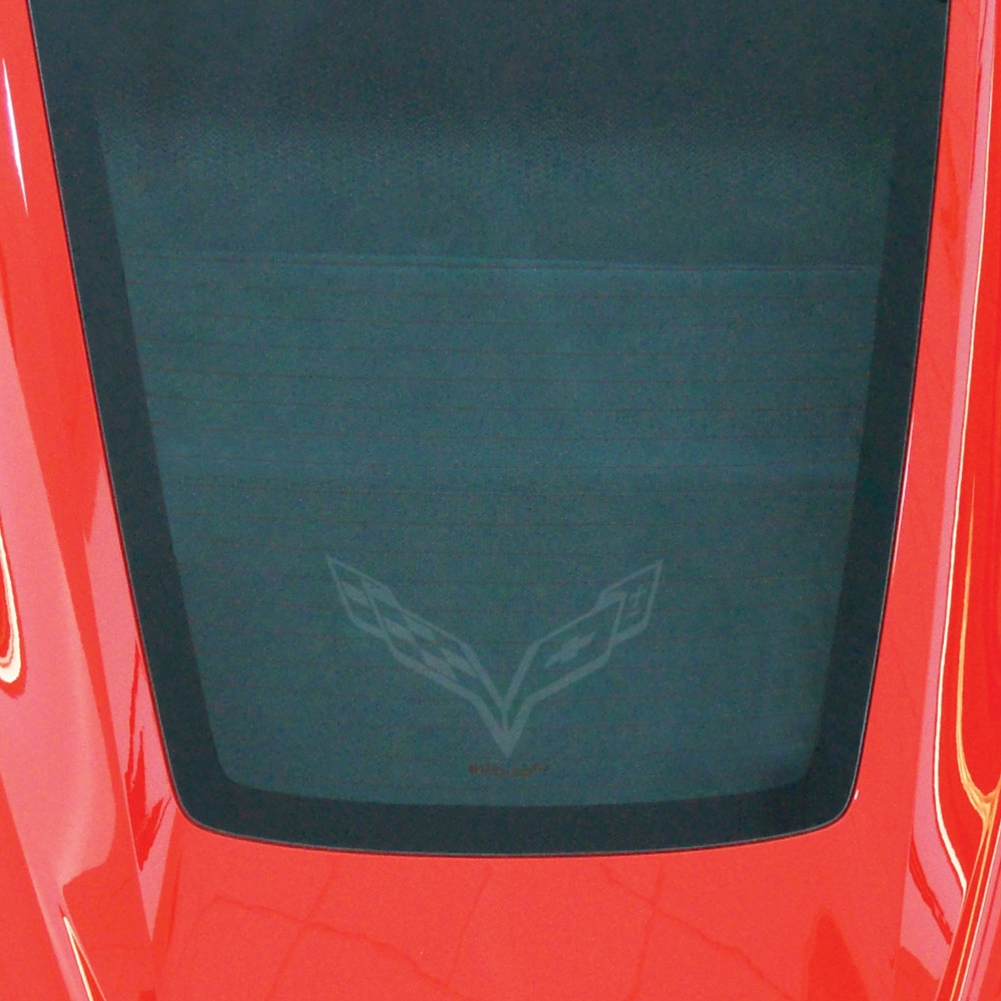 2014 C7 Corvette Cargo Shade With Stingray Logo, Upper and Lower Cargo Shade