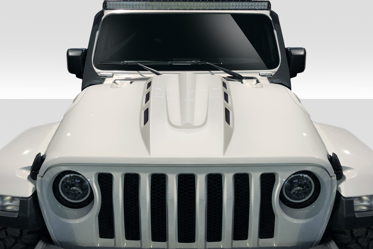 2018-2025 Jeep Wrangler JL Gladiator JT Duraflex Energy Hood - 1 Piece