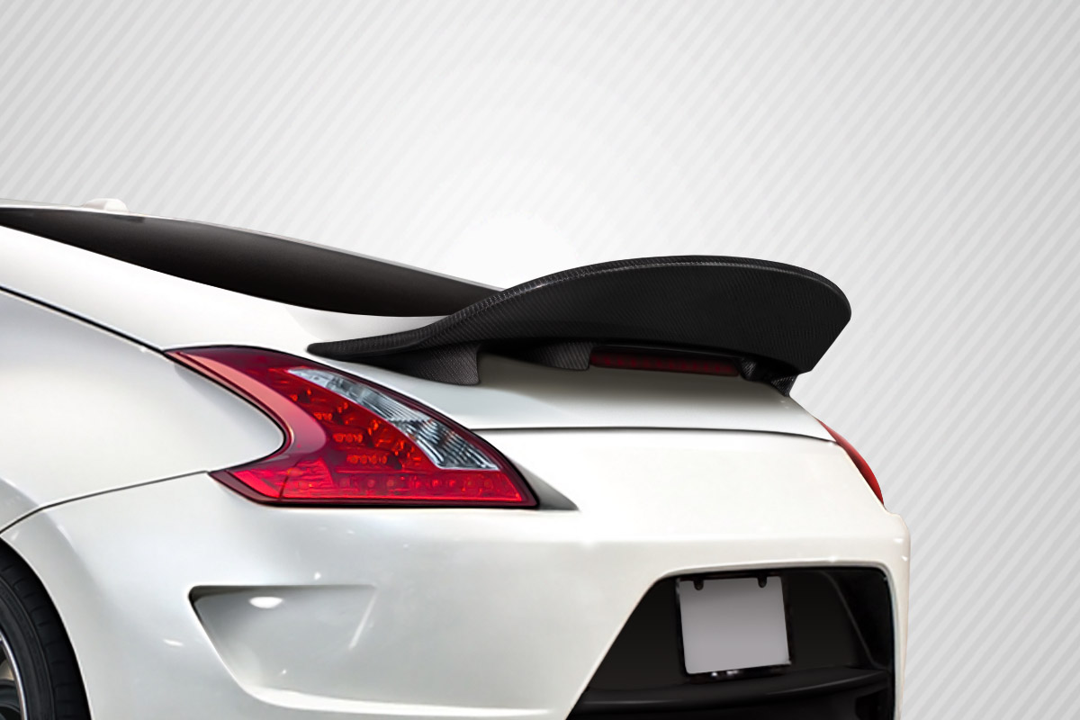 2009-2020 Nissan 370Z Z34 Coupe Carbon Creations Tornado Rear Wing Spoiler - 1 P