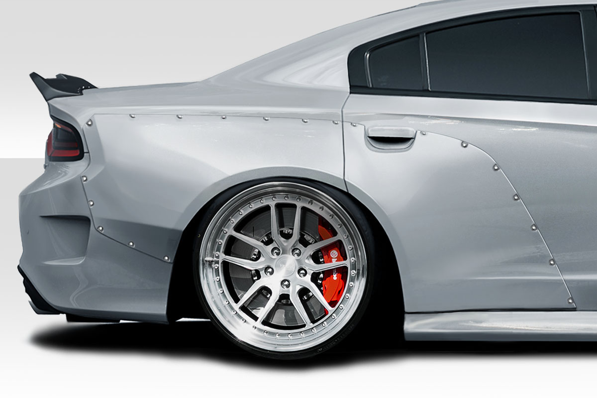 2015-2023 Dodge Charger Duraflex SKS Wide Body Rear Fender Flares (+110mm) - 4 P