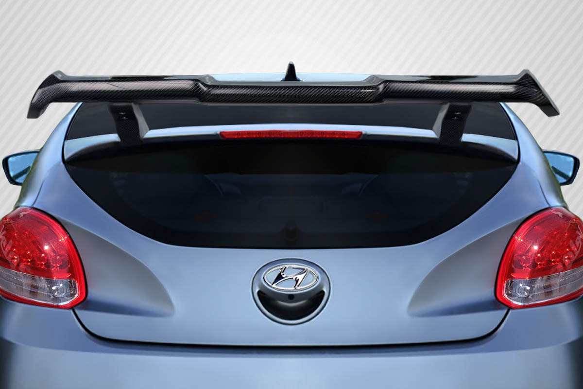 2012-2017 Hyundai Veloster Carbon Creations Nobo Rear Wing Spoiler - 3 Piece ( n