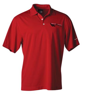 Corvette Nike Polo - Red, Embroidered, 2010-2013 C6 Grand Sport