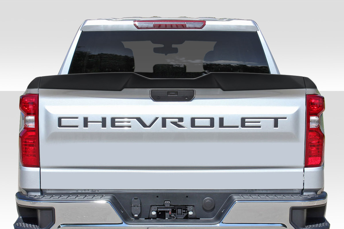2019-2025 Chevrolet Silverado Duraflex Tornado Rear Tailgate Wing Spoiler - 3 Pi