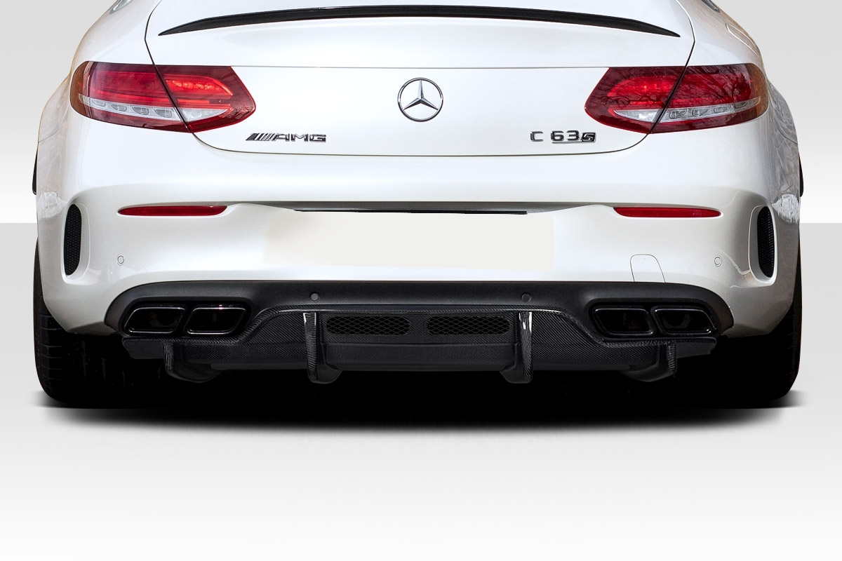 2015-2018 Mercedes Benz W205 C63 AMG Power Carbon Creations Rear Diffuser - 1 Pi