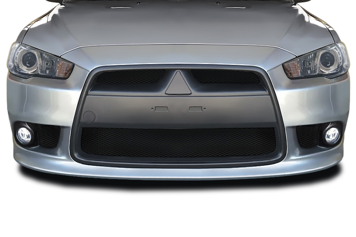 2008-2017 Mitsubishi Lancer Duraflex Ralliart Look Front Bumper - 1 Piece