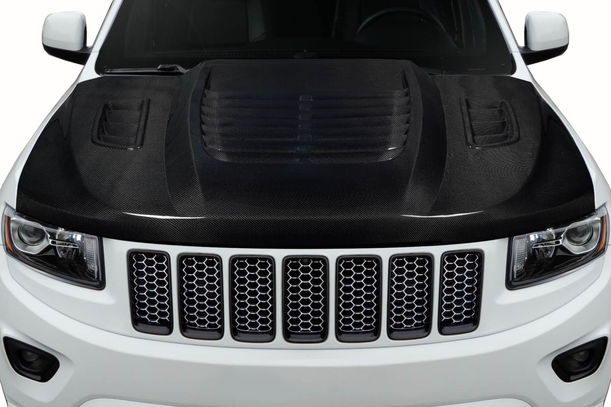 2011-2022 Jeep Grand Cherokee Carbon Creations Venom Hood - 1 Piece