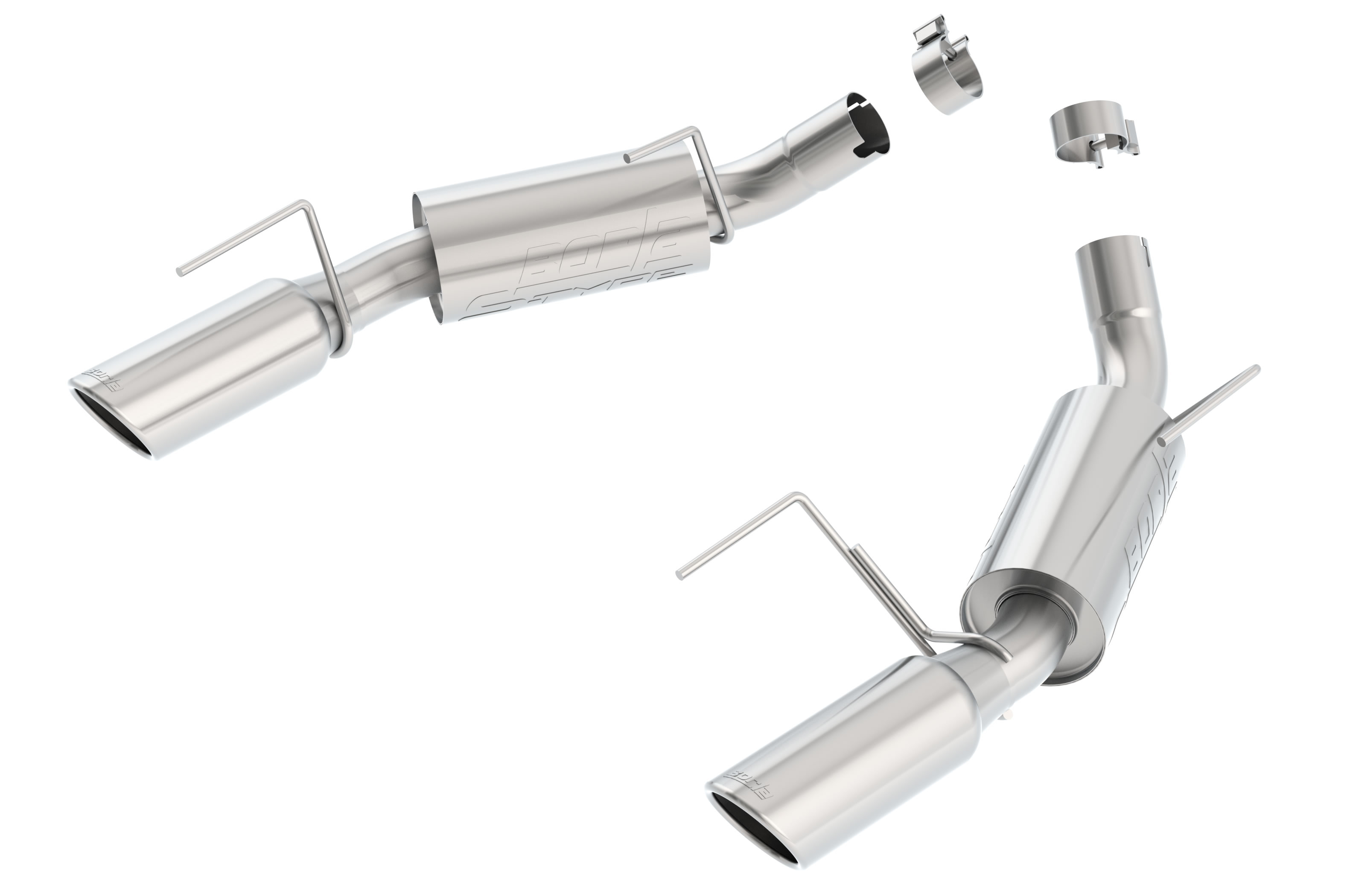 S-Type Axle-Back Exhaust System, 2010 Mustang GT 4.6L V8 Automatic/Manual Transm