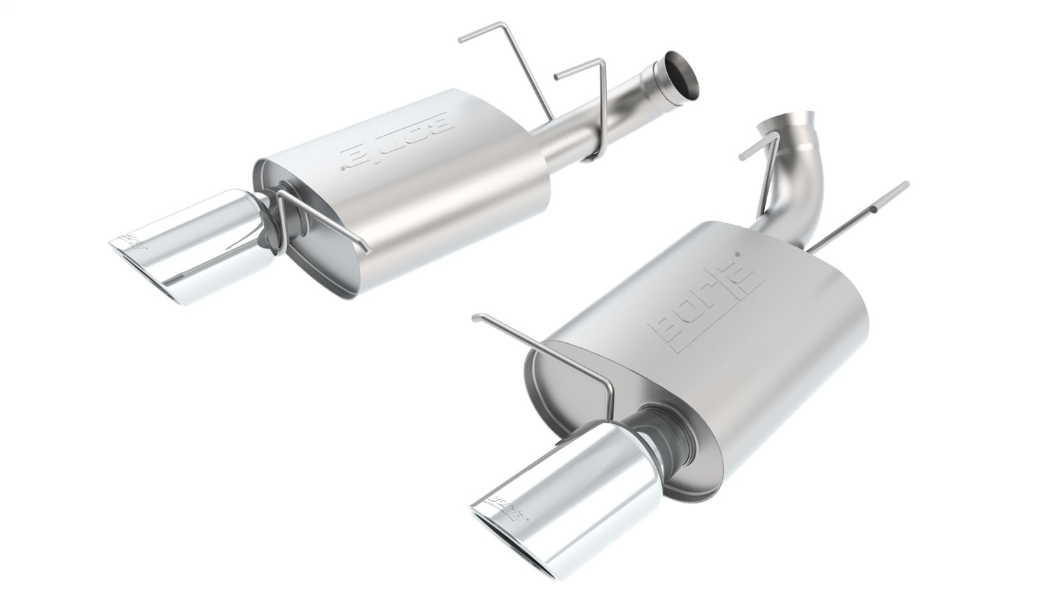 S-Type Axle-Back Exhaust System, 2011-2012 Mustang Shelby GT500 5.4L V8 Supercha